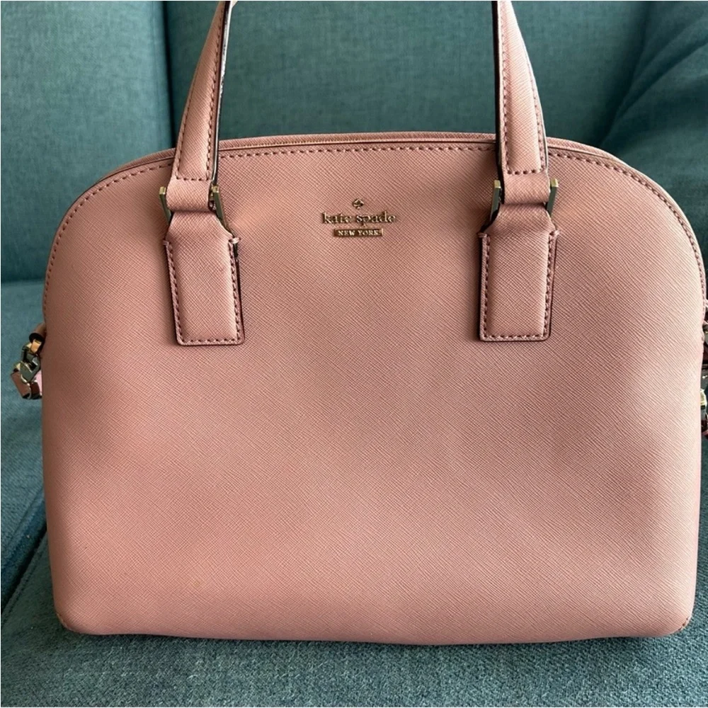 Kate Spade Cameron Street Lottie Safiano Leather Crossbody Bag Medium in Pink